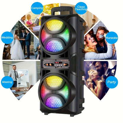 Portable PA Speaker, USB, Wireless, 2500W, System for Parties and Karaoke detail image - detail view 9