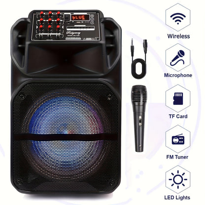 Portable PA Speaker shown in the Black option