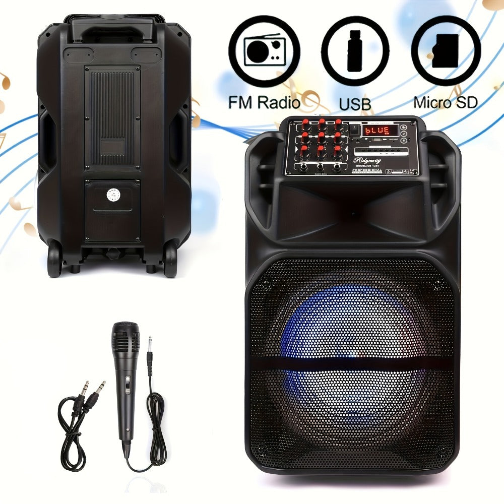 Portable PA Speaker, Wireless, Portable, 5000W, Subwoofer for Parties and Karaoke detail image - detail view 3