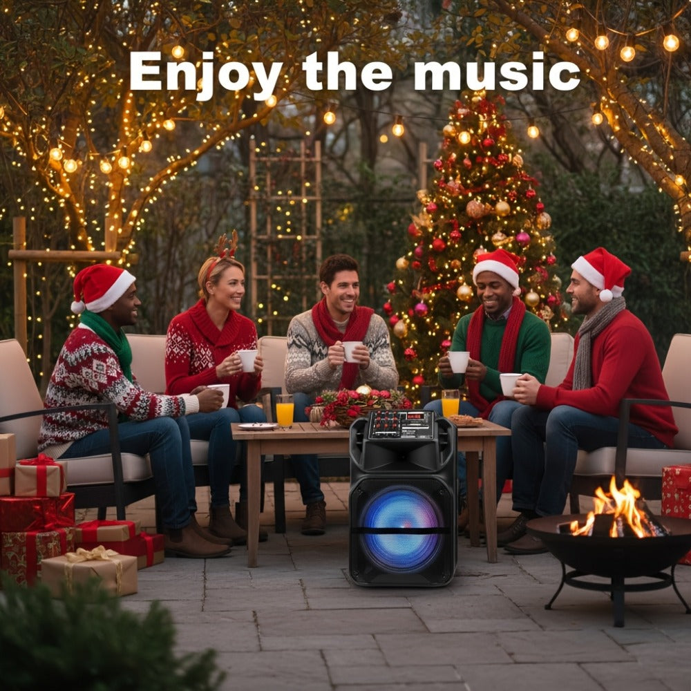 Portable PA Speaker, Wireless, Portable, 5000W, Subwoofer for Parties and Karaoke detail image - detail view 5