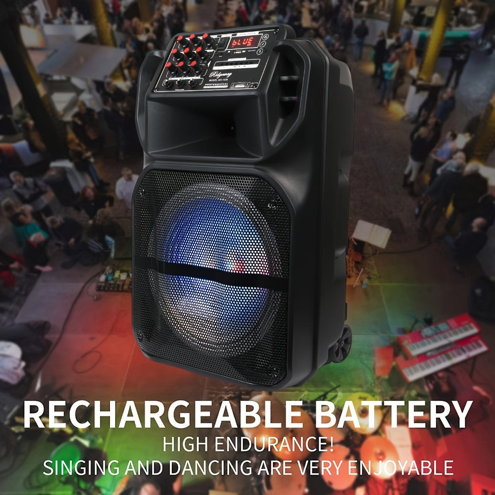 Portable PA Speaker, Wireless, Portable, 5000W, Subwoofer for Parties and Karaoke detail image - detail view 6