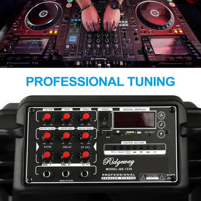 Portable PA Speaker, Wireless, Portable, 5000W, Subwoofer for Parties and Karaoke detail image - detail view 7