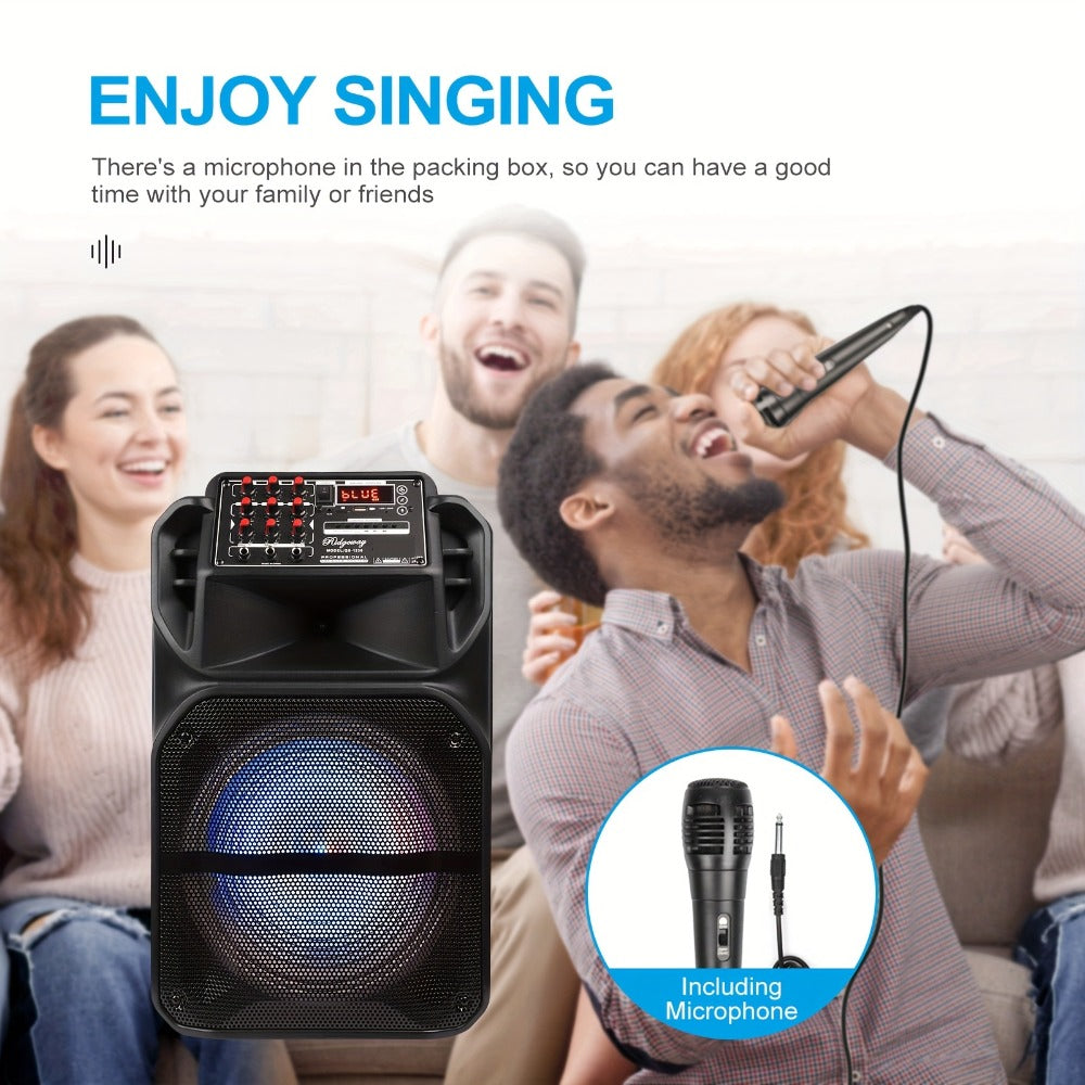 Portable PA Speaker, Wireless, Portable, 5000W, Subwoofer for Parties and Karaoke detail image - detail view 9
