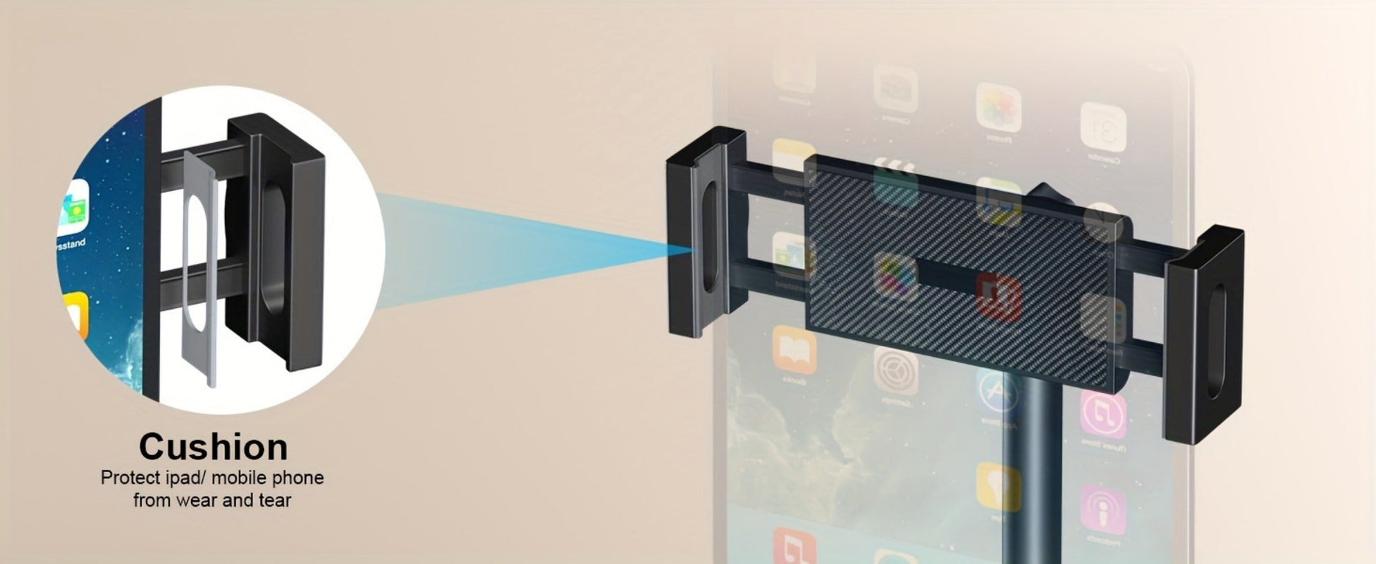 Portable Tripod Microphone Boom Stand with Clip and Carrying Bag detail image - detail view 20