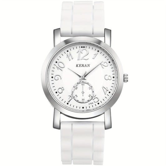 Quartz Watch - Jelly Silicone Strap Analog Wristwatch Unisex Teens Colorful Candy Color - main product view