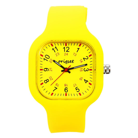 Quartz Watch - Nurse with Second Hand Origset Unisex Japan Analog Wristwatch, 24-Hour - product detail view 2