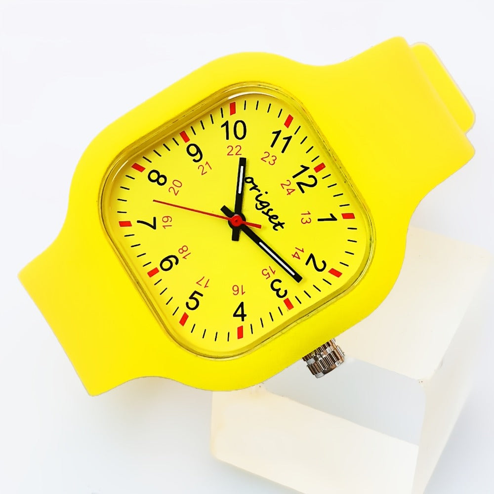 Quartz Watch - Nurse with Second Hand Origset Unisex Japan Analog Wristwatch, 24-Hour - product detail view 3