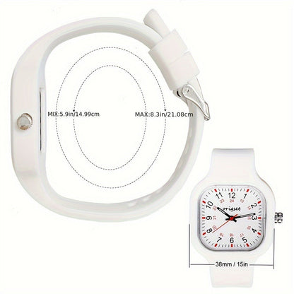 Quartz Watch - Nurse with Second Hand Origset Unisex Japan Analog Wristwatch, 24-Hour - product detail view 4