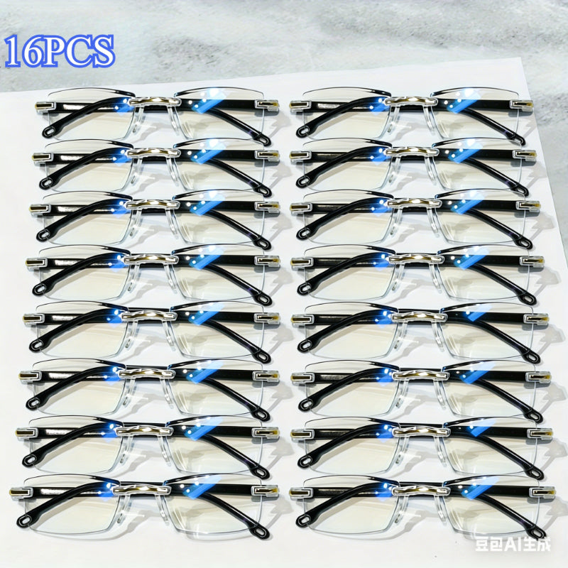 Reading Glasses - 16 Pack High Definition Lenses for Men Women - HD Eye Strain Relief - product detail view 6