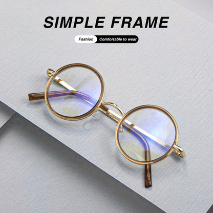 Reading Glasses - 2 Pack Metal Round Frame Spring Hinge for Men Women Lightweight Stylish - product detail view 11