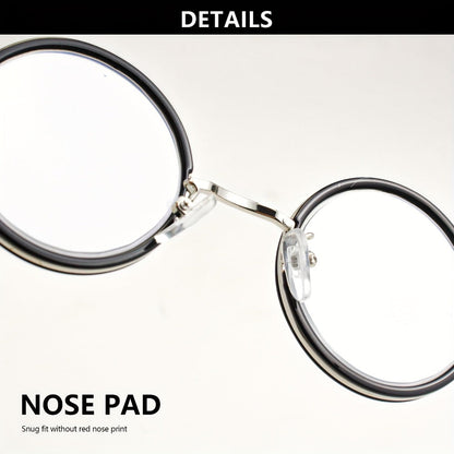 Reading Glasses - 2 Pack Metal Round Frame Spring Hinge for Men Women Lightweight Stylish - product detail view 14