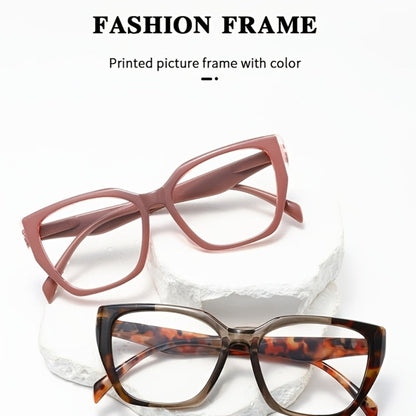 Reading Glasses - 2 Pack Pink Oversized Women Romantic Retro PC Frame HD Lenses Spring - product detail view 2
