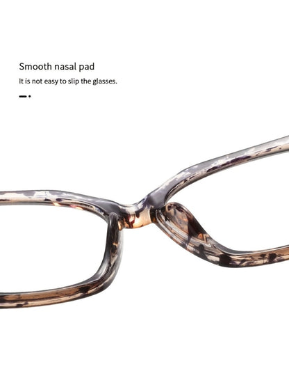 Reading Glasses - 2 Pack Pink Oversized Women Romantic Retro PC Frame HD Lenses Spring - product detail view 10