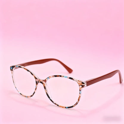 Reading Glasses - Women 3 Pack Flower Pattern Oval Frame +1.00 to +4.00 Multicolor Stylish - product detail view 4