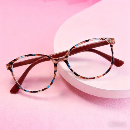 Reading Glasses - Women 3 Pack Flower Pattern Oval Frame +1.00 to +4.00 Multicolor Stylish - product detail view 5