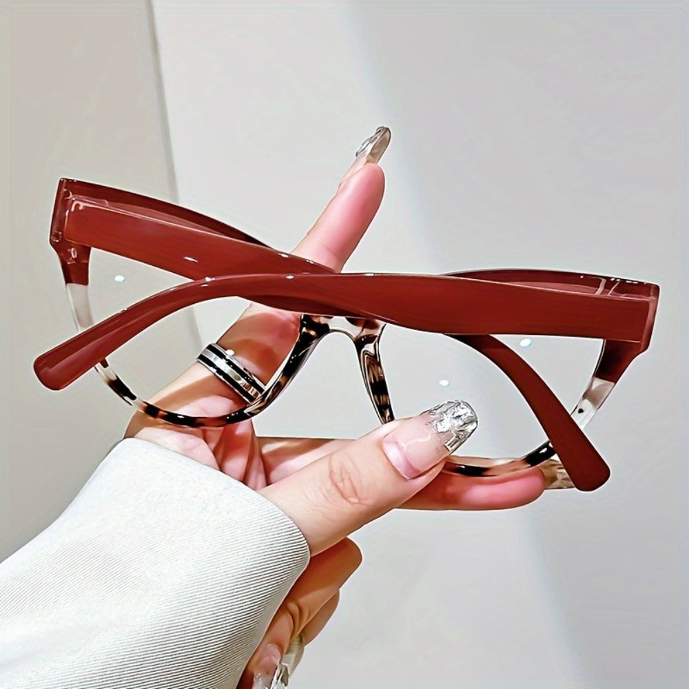 Reading Glasses - 3 Pack for Women Metal Hinge Minimalist Color Block Presbyopia Frames - product detail view 2