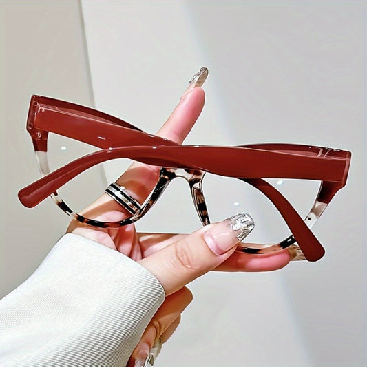 Reading Glasses - 3 Pack for Women Metal Hinge Minimalist Color Block Presbyopia Frames - product detail view 2