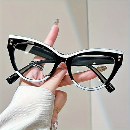 Reading Glasses - 3 Pack for Women Metal Hinge Minimalist Color Block Presbyopia Frames - product detail view 7