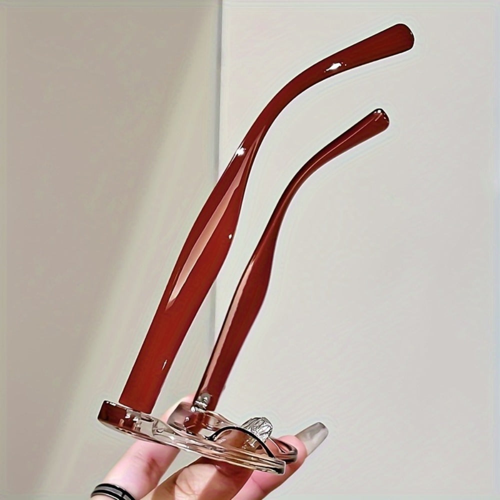 Reading Glasses - 3 Pack for Women Metal Hinge Minimalist Color Block Presbyopia Frames - product detail view 10