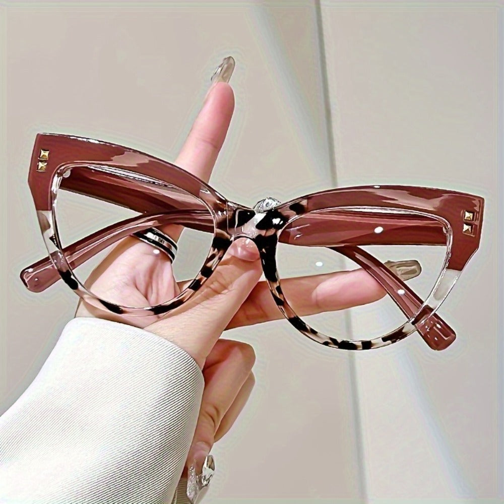 Reading Glasses - 3 Pack for Women Metal Hinge Minimalist Color Block Presbyopia Frames - product detail view 11
