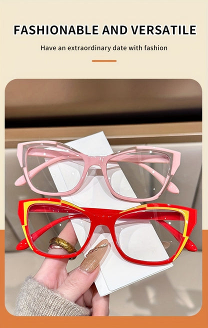 Reading Glasses - 4 Pack Cat Eye Anti Blue Light, Retractable Spring Temple Metal Hinge - product detail view 12