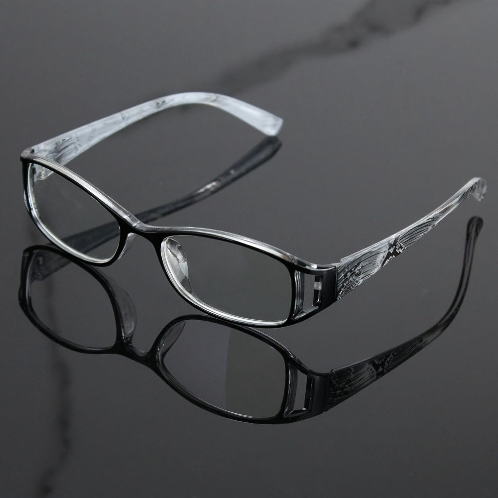 Reading Glasses - 4 Pairs Multicolor Rectangular Frame Presbyopia Readers Men Women +1.0 to - product detail view 6
