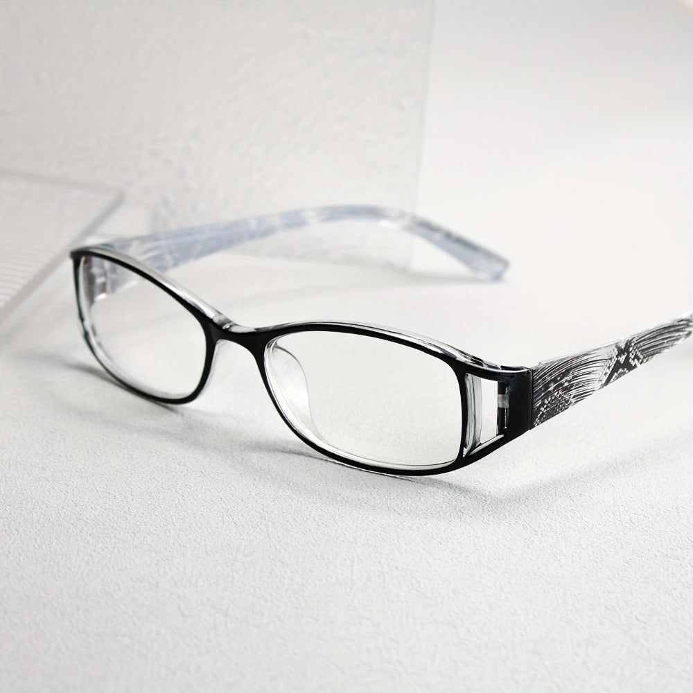 Reading Glasses - 4 Pairs Multicolor Rectangular Frame Presbyopia Readers Men Women +1.0 to - product detail view 7