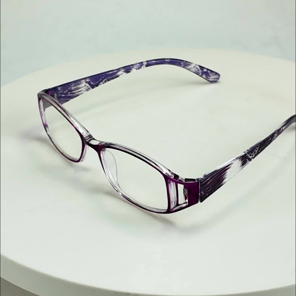 Reading Glasses - 4 Pairs Multicolor Rectangular Frame Presbyopia Readers Men Women +1.0 to - product detail view 10
