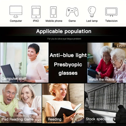 Reading Glasses - 5 Pack Rectangular Color-Block Striped Temple Unisex Fashionable - product detail view 10