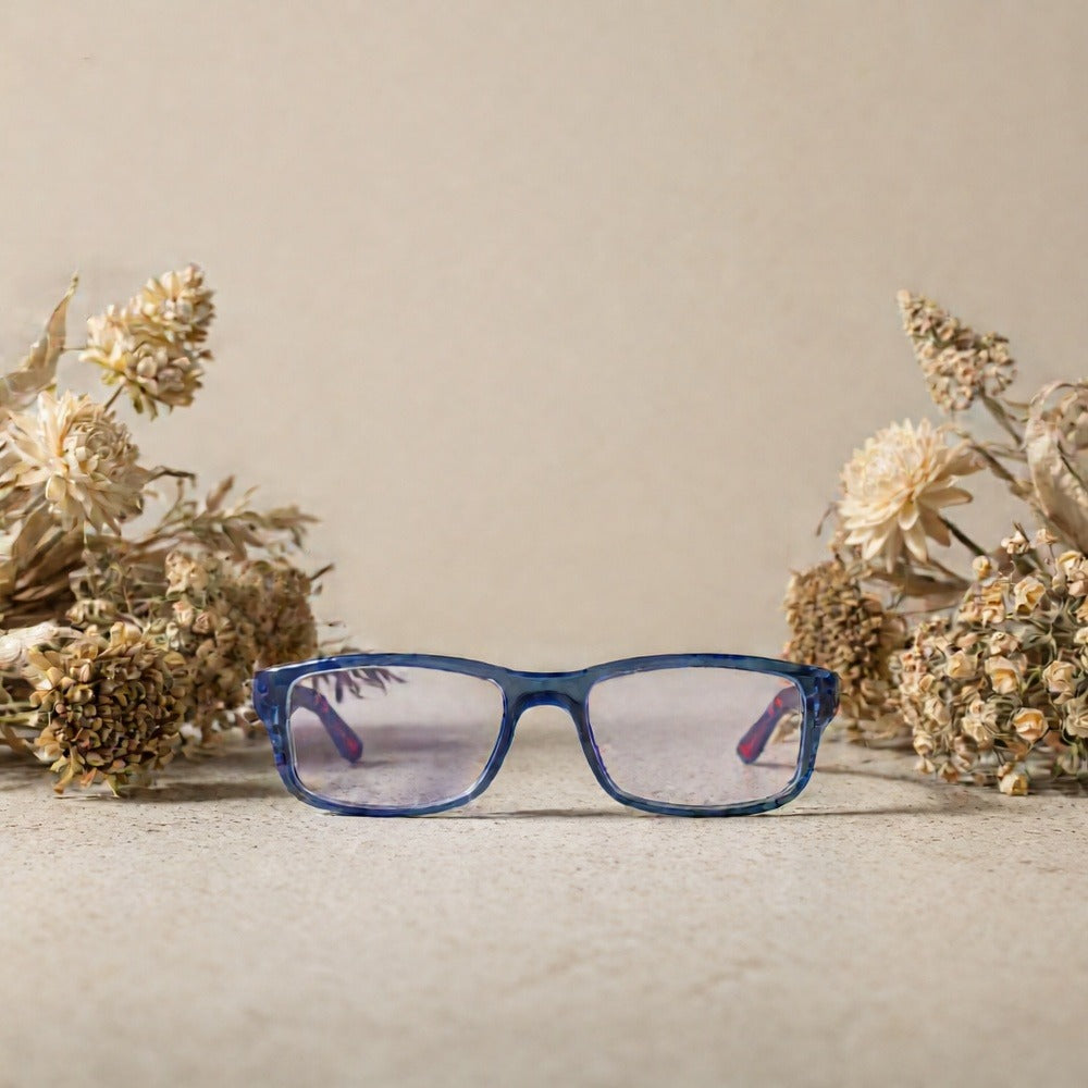 Reading Glasses - 5 Pack Retro Square Frame Unisex Multi-Color Lightweight Computer Readers - product detail view 6
