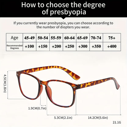 Reading Glasses - 6 Pack Oval Full Frame Anti-Glare PC Lenses Minimalist Fashion Readers - product detail view 4
