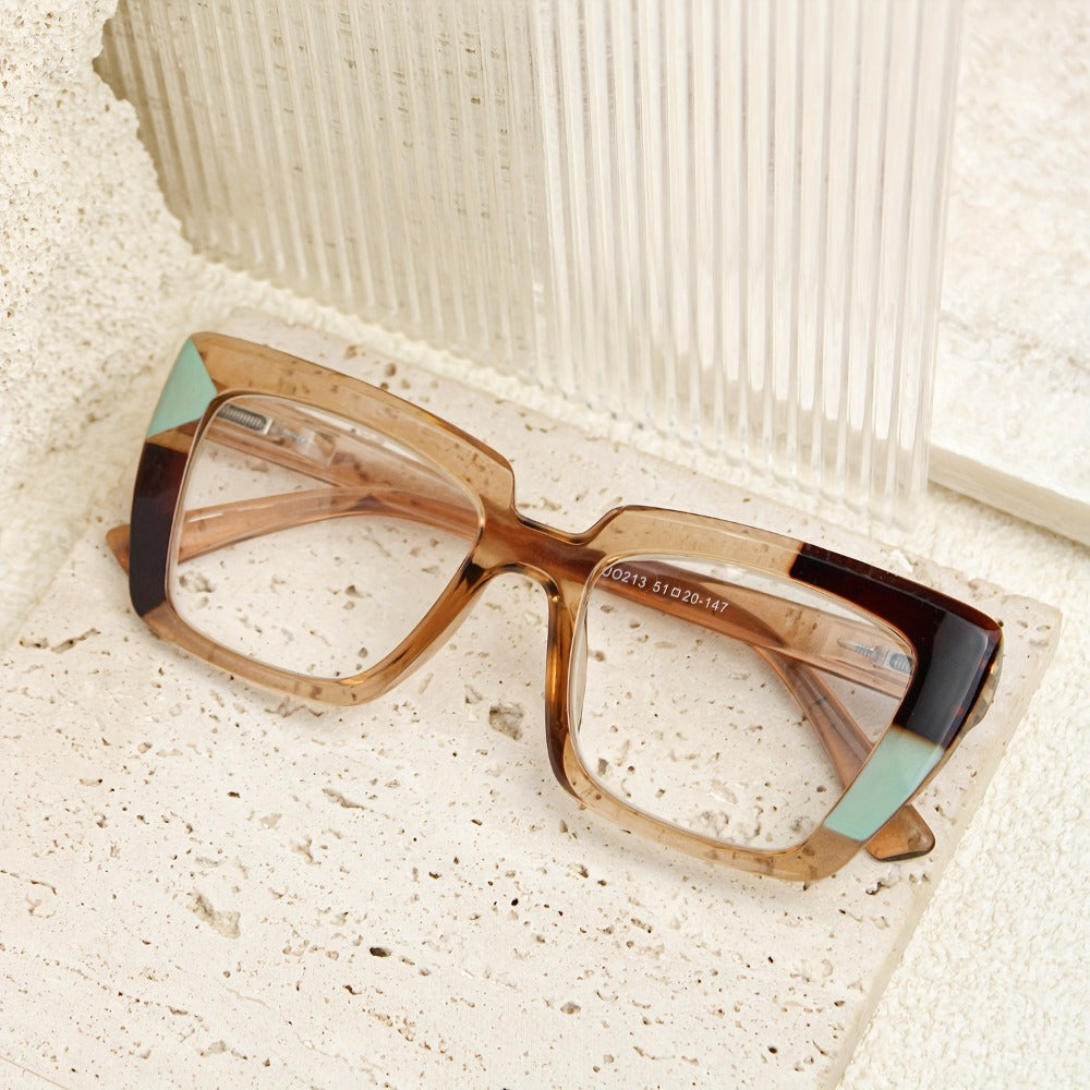 Reading Glasses - for Women 7 Pack Colorful Large Square Frame Presbyopia Readers +1.0 to - product detail view 4