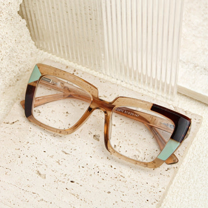 Reading Glasses - for Women 7 Pack Colorful Large Square Frame Presbyopia Readers +1.0 to - product detail view 4