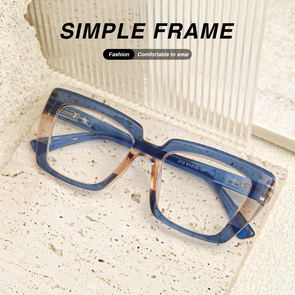 Reading Glasses - for Women 7 Pack Colorful Large Square Frame Presbyopia Readers +1.0 to - product detail view 5