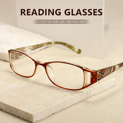 Reading Glasses - 8 Pack Men Women Color Striped Fashion Readers Bulk Value Set Black Purple - product detail view 8