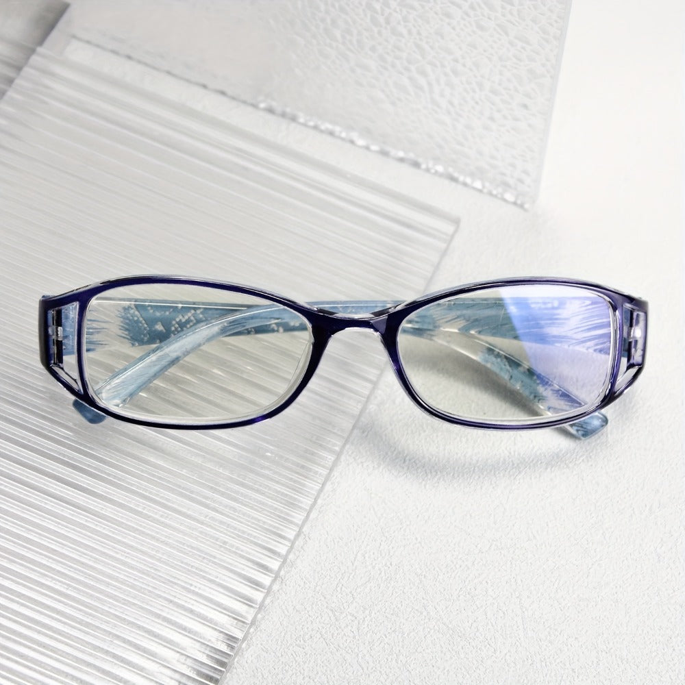 Reading Glasses - 8 Pack Men Women Color Striped Fashion Readers Bulk Value Set Black Purple - product detail view 9