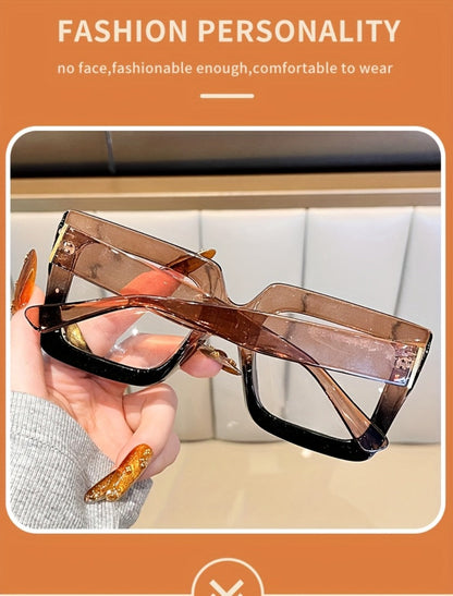 Reading Glasses - Anti Blue Light 2 Pairs Rectangular Large Frame UV Protection Computer - product detail view 12