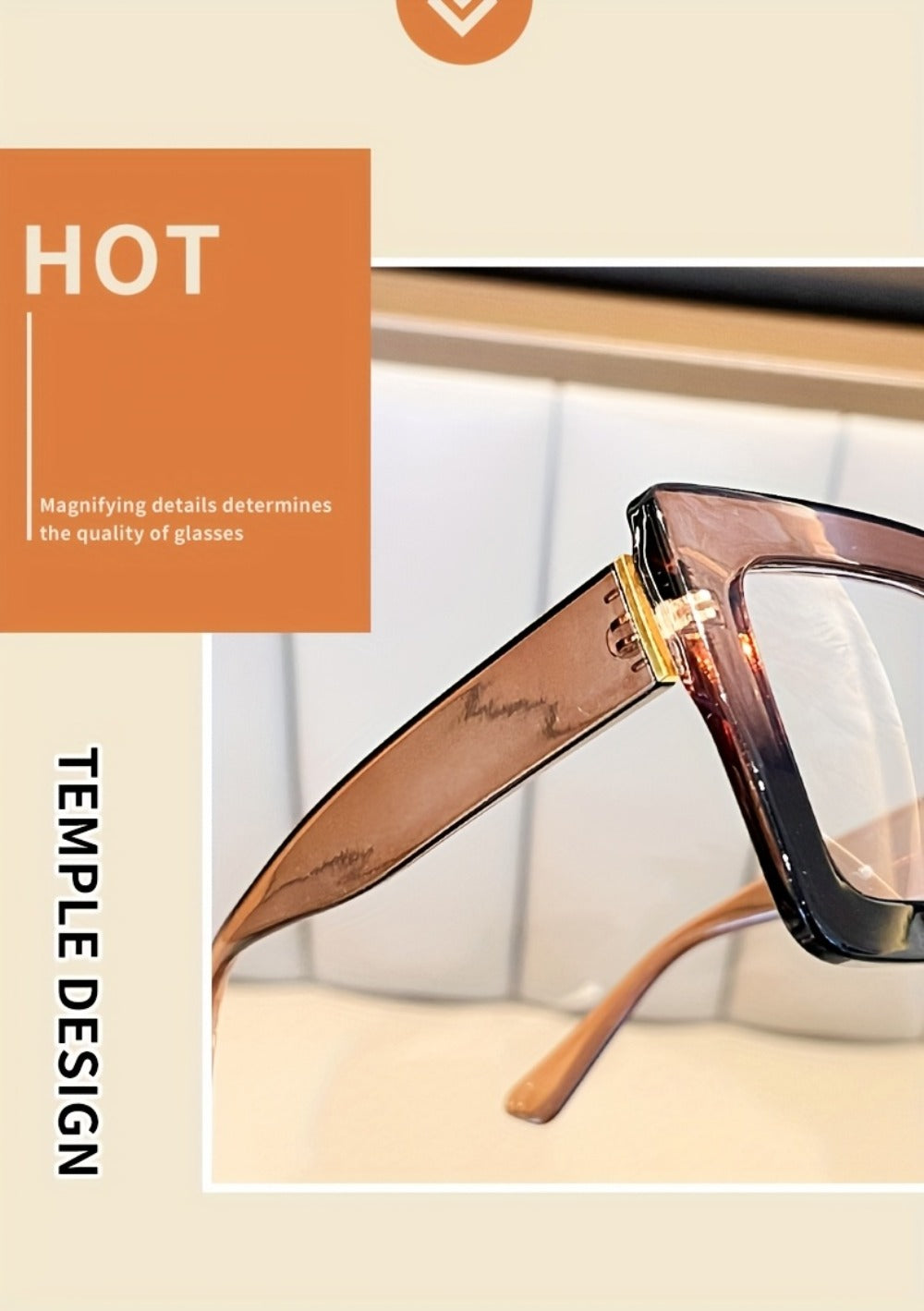 Reading Glasses - Anti Blue Light 2 Pairs Rectangular Large Frame UV Protection Computer - product detail view 13