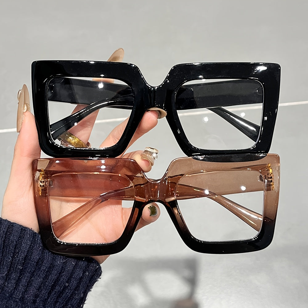 Reading Glasses - Anti Blue Light 2 Pairs Rectangular Large Frame UV Protection Computer - product detail view 15