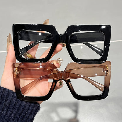 Reading Glasses - Anti Blue Light 2 Pairs Rectangular Large Frame UV Protection Computer - product detail view 15