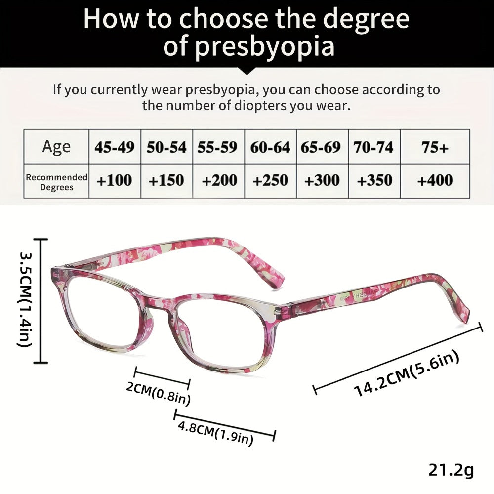 Reading Glasses - Blue Light Blocking 6 Pack Oval Full Frame for Men & Women PC Anti Blue - product detail view 4
