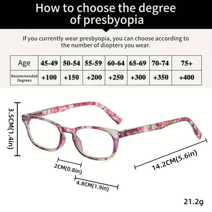 Reading Glasses - Blue Light Blocking 6 Pack Oval Full Frame for Men & Women PC Anti Blue - product detail view 4