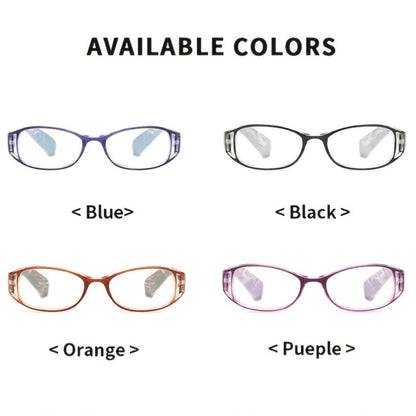 Reading Glasses - Blue Light Blocking 8 Pack HD Resin Lenses Colorful Striped PC Frame - product detail view 2