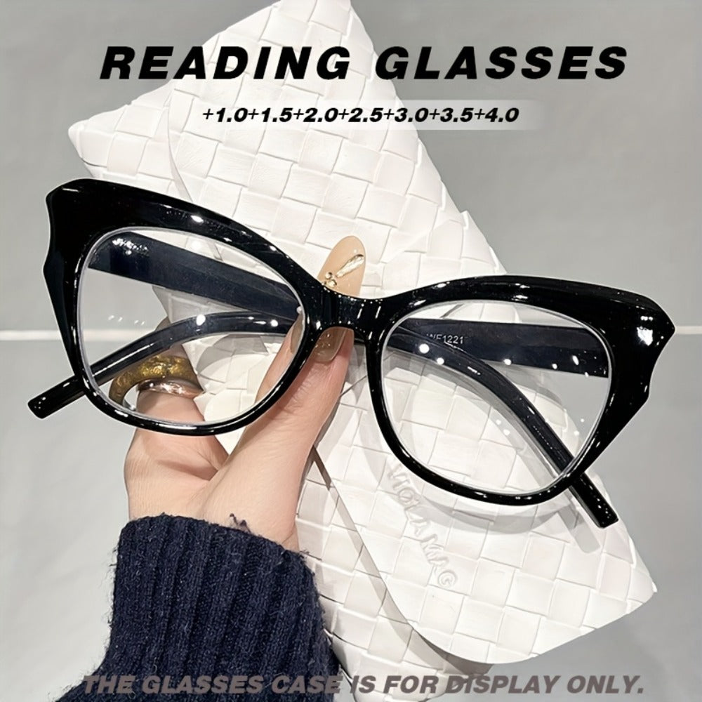 Reading Glasses - Blue Light Men Women Butterfly Cat Eye Frame Anti-Blue Light HD Presbyopic - product detail view 3