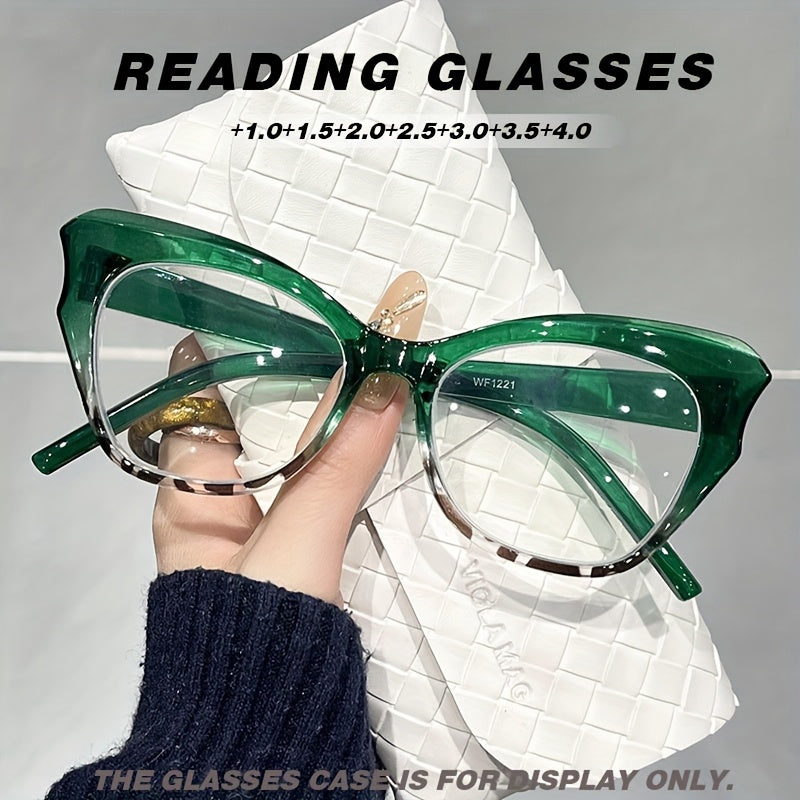 Reading Glasses - Blue Light Men Women Butterfly Cat Eye Frame Anti-Blue Light HD Presbyopic - product detail view 10