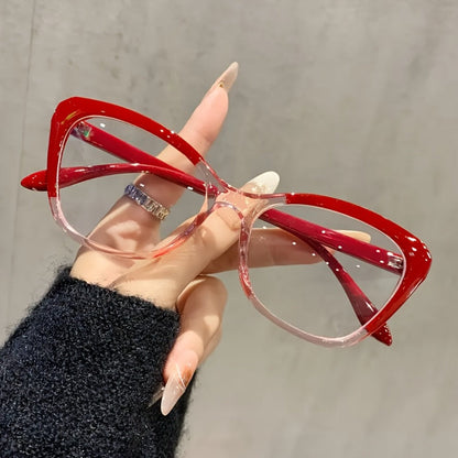 Reading Glasses - Cat Eye 5 Pack for Women Men Retro Full Frame Vintage Fashion Readers - product detail view 2