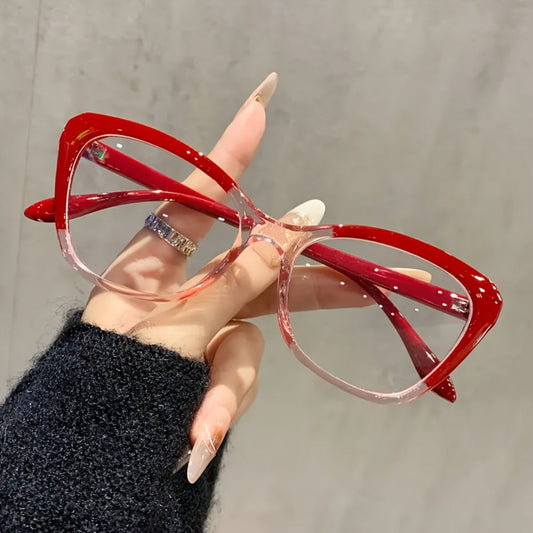 Reading Glasses - Cat Eye 5 Pack for Women Men Retro Full Frame Vintage Fashion Readers - product detail view 2