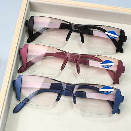Reading Glasses - Colored 3 Pack Unisex Fashionable Lightweight Comfortable Readers +1.0 to - product detail view 17