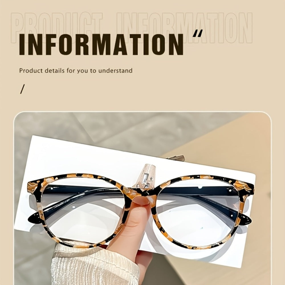 Reading Glasses - Colorful for Women 4 Pack Spring Hinge Square Round Frame Blue Purple - product detail view 5