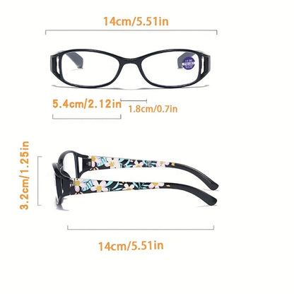 Reading Glasses - Folding 3 Pack Unisex Portable Compact Elegant Business Style Mixed Colors - product detail view 2
